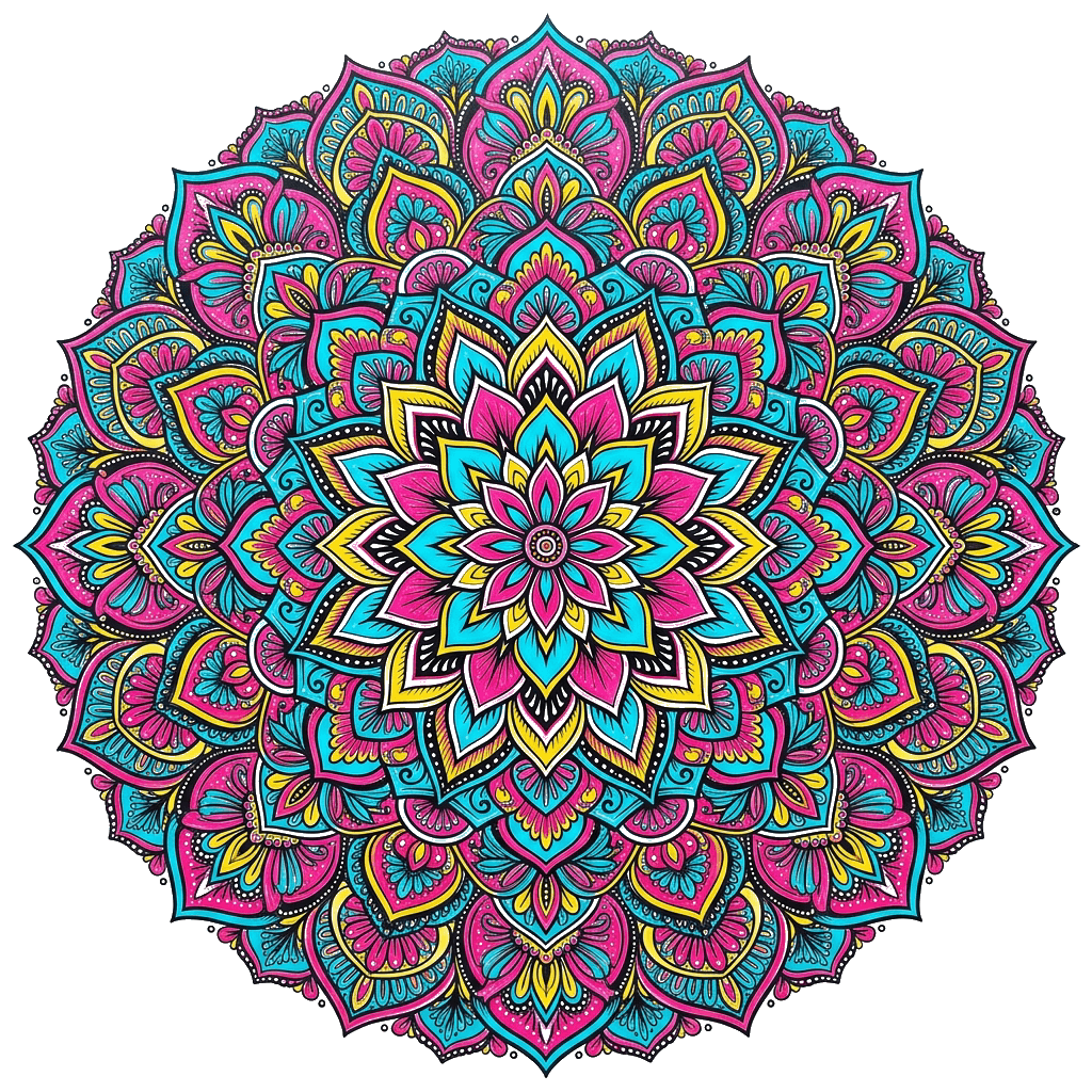 Colorful Mandala Background