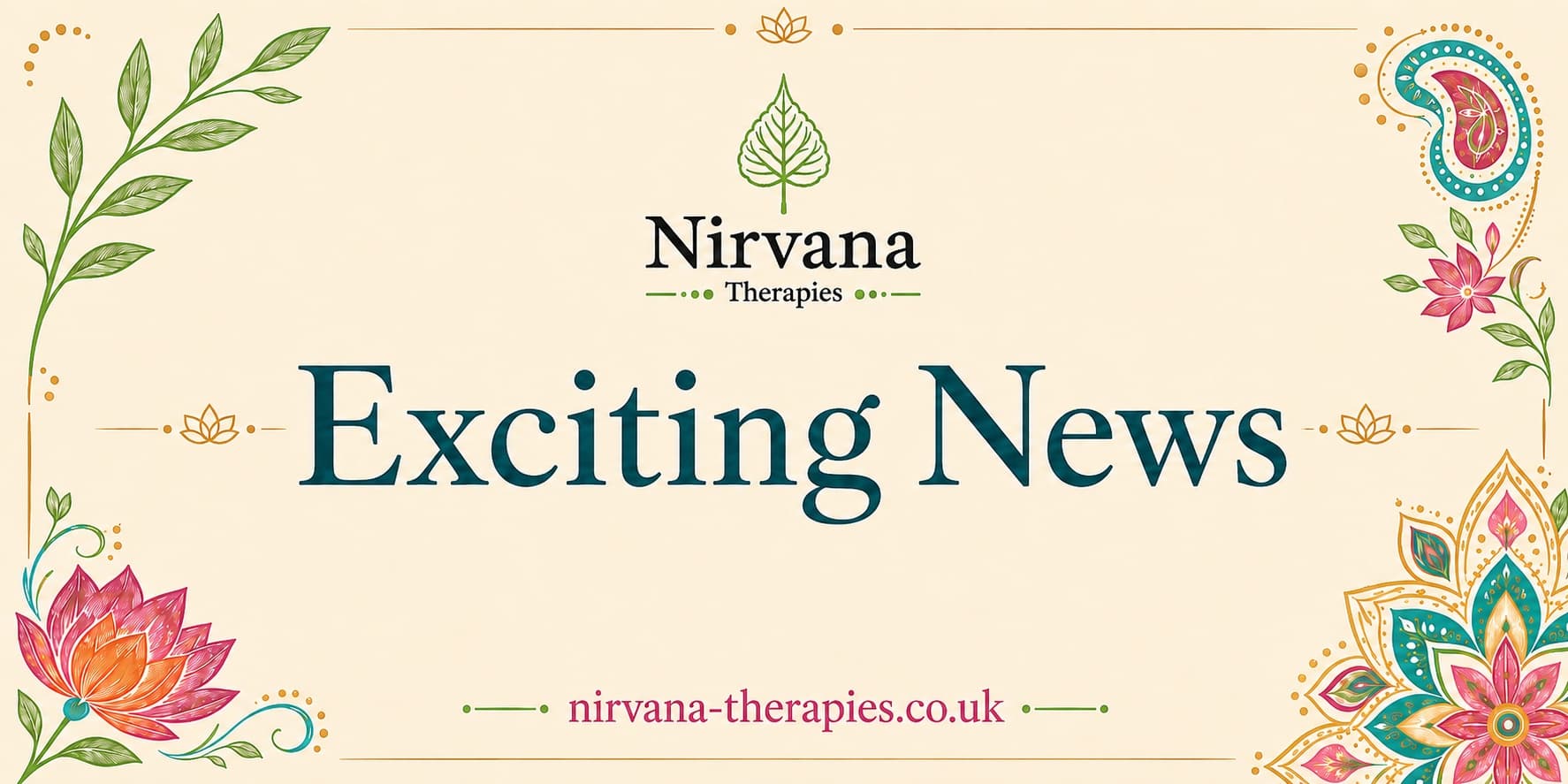Exciting News: Nirvana Therapies is Moving!